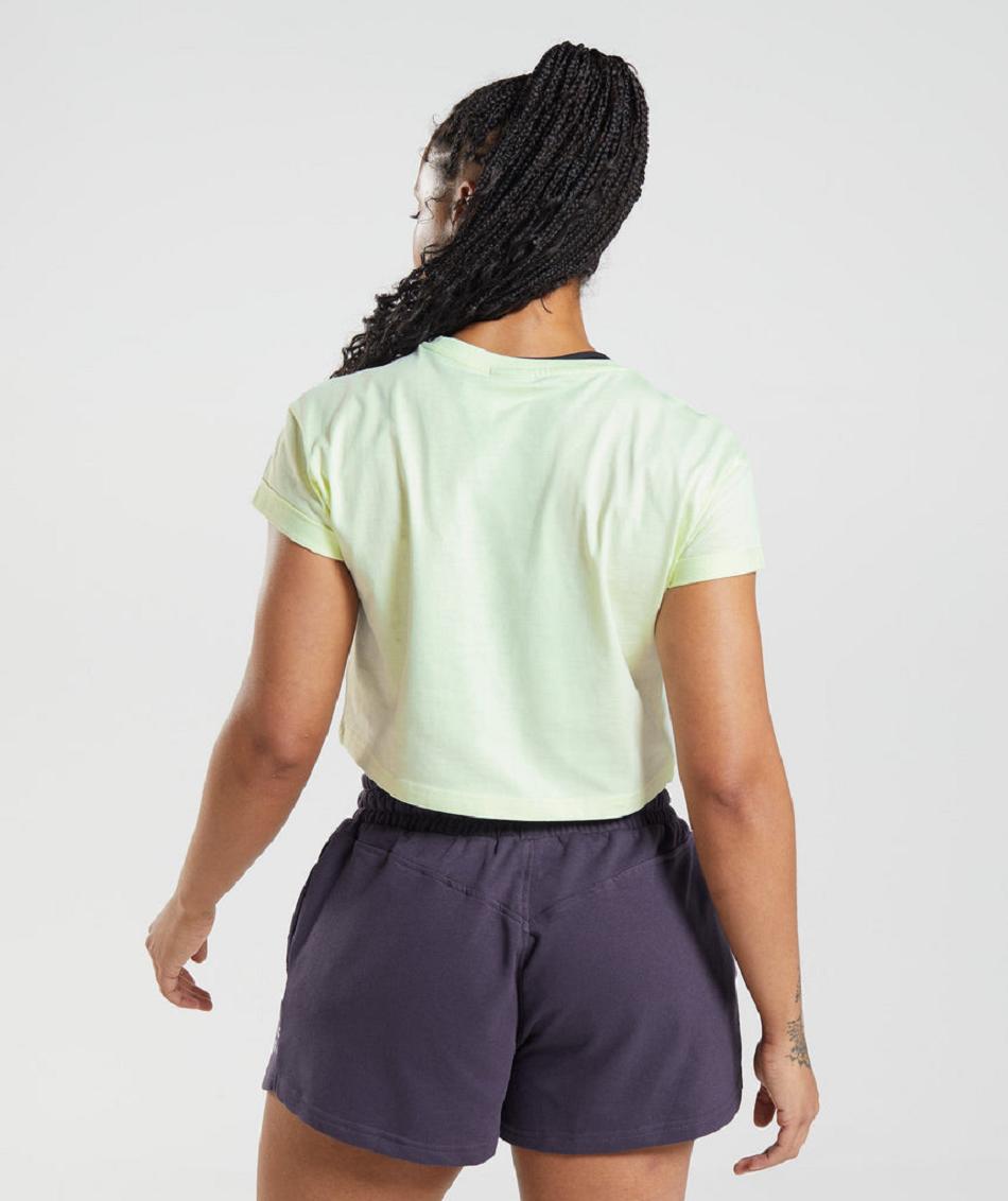 Corp Tops Gymshark Legacy Mujer Verde | CO 2458EBC